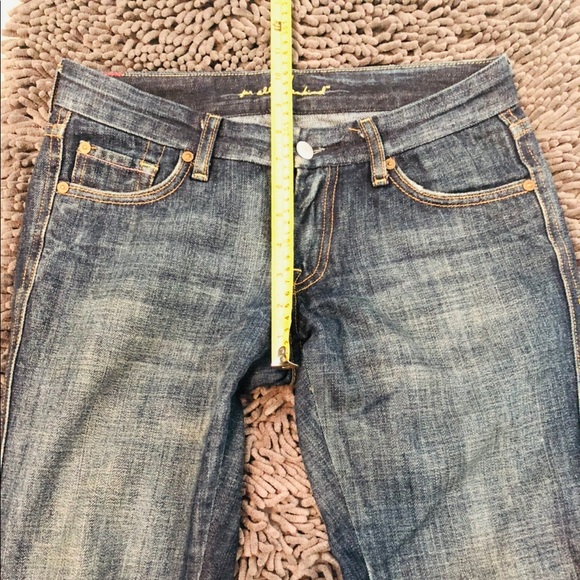 7 for All Mankind Flare Leg Jeans - Picture 2 of 6